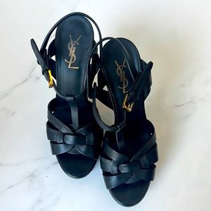 Saint Laurent Tribute Platform Sandals 38 ✔️